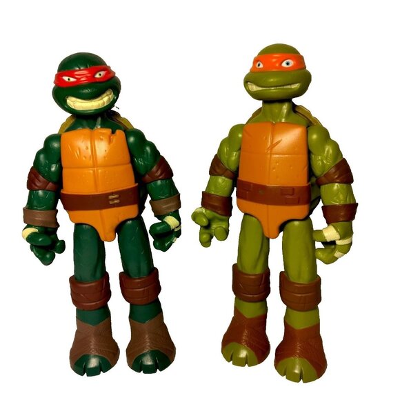 Playmates Toys Other - Teenage Mutant Ninja Turtle Playmates 2 Action Figure Toys Michaelangelo Raphael